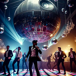 Deathstar Disco Ball'