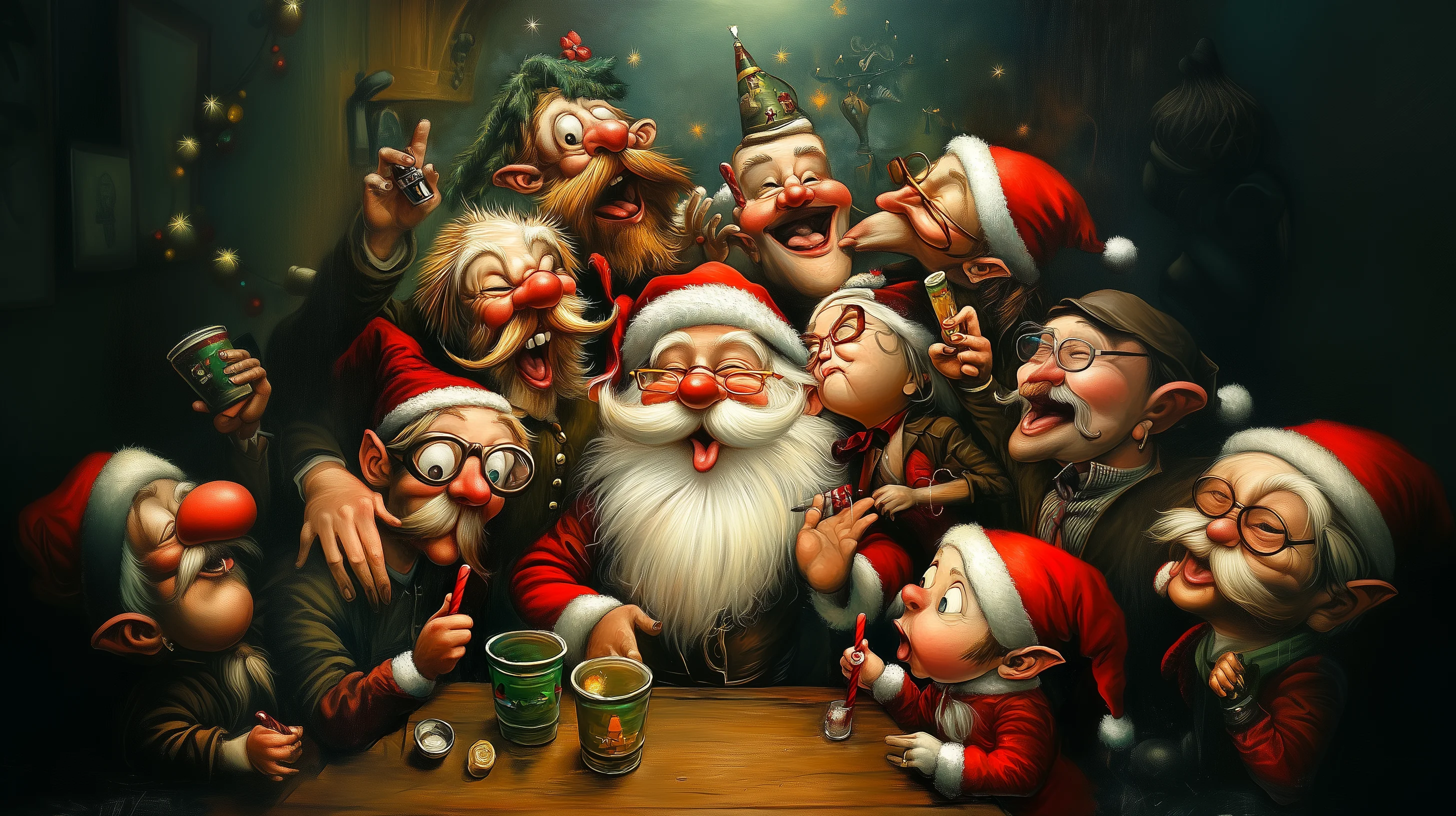 #xmas Santa and his jolly elves picture 1 of 1