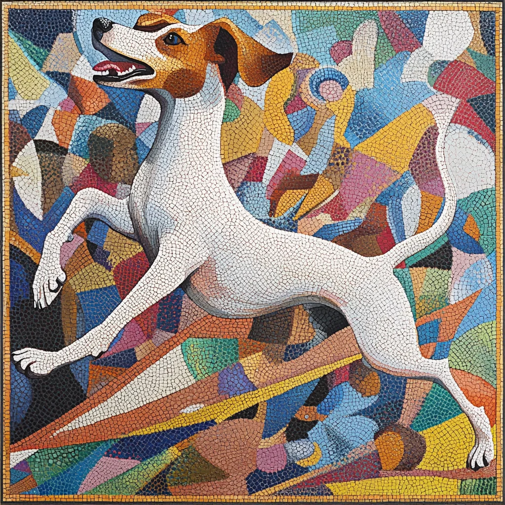 Futurist Fido: A Terrier's Tabarin Tango picture 1 of 1