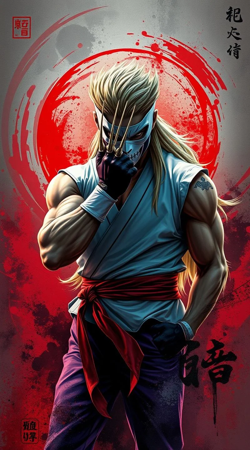 Street Fighter characters as Japanese art posters picture 1 of 14