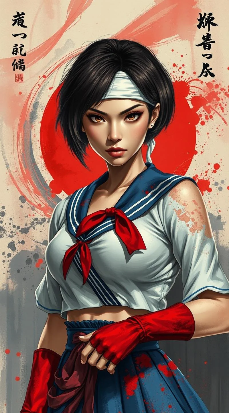 Street Fighter characters as Japanese art posters picture 2 of 14