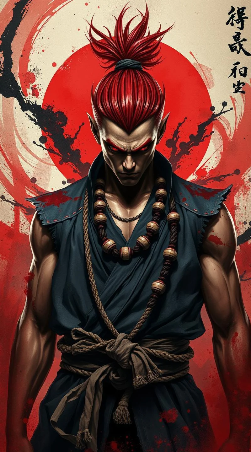 Street Fighter characters as Japanese art posters picture 9 of 14