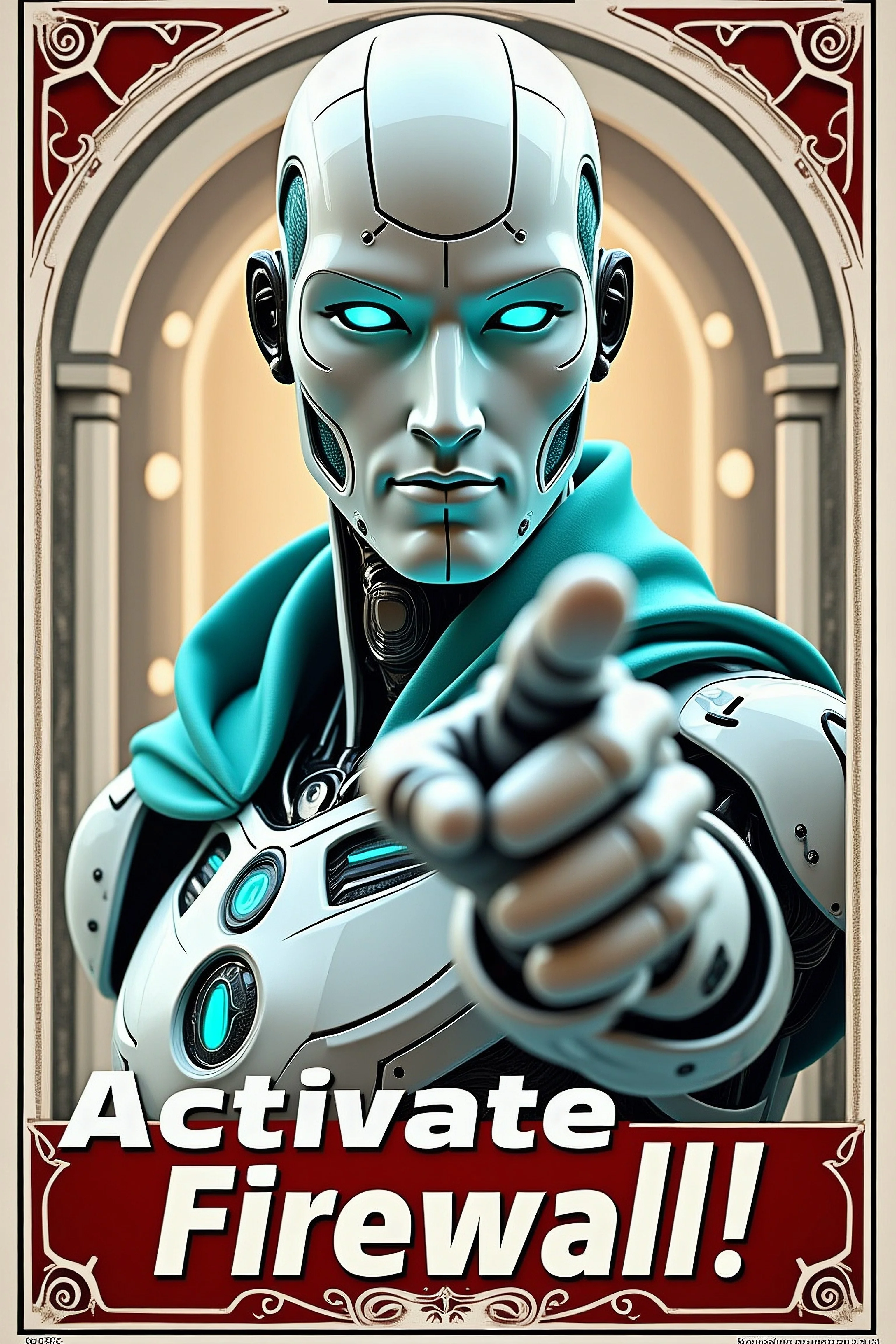 The Cyber Security Android has some important messages for you! picture 7 of 10