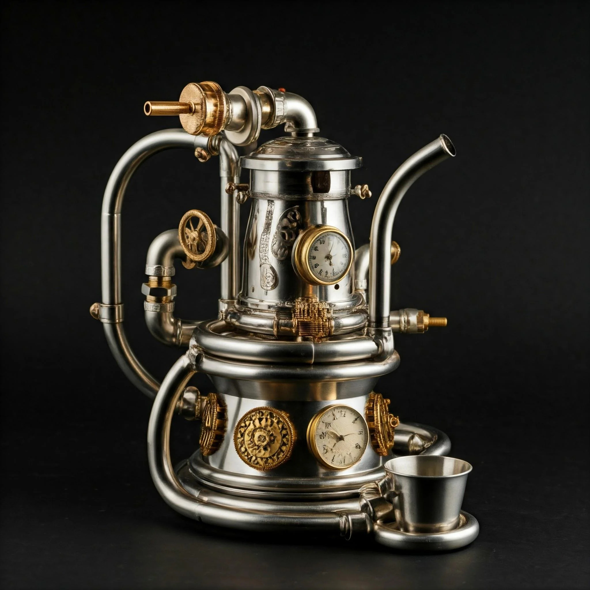 Steampunk Moka Pots picture 2 of 6