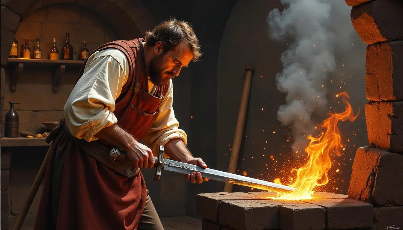 17th century sword making picture 2 of 4