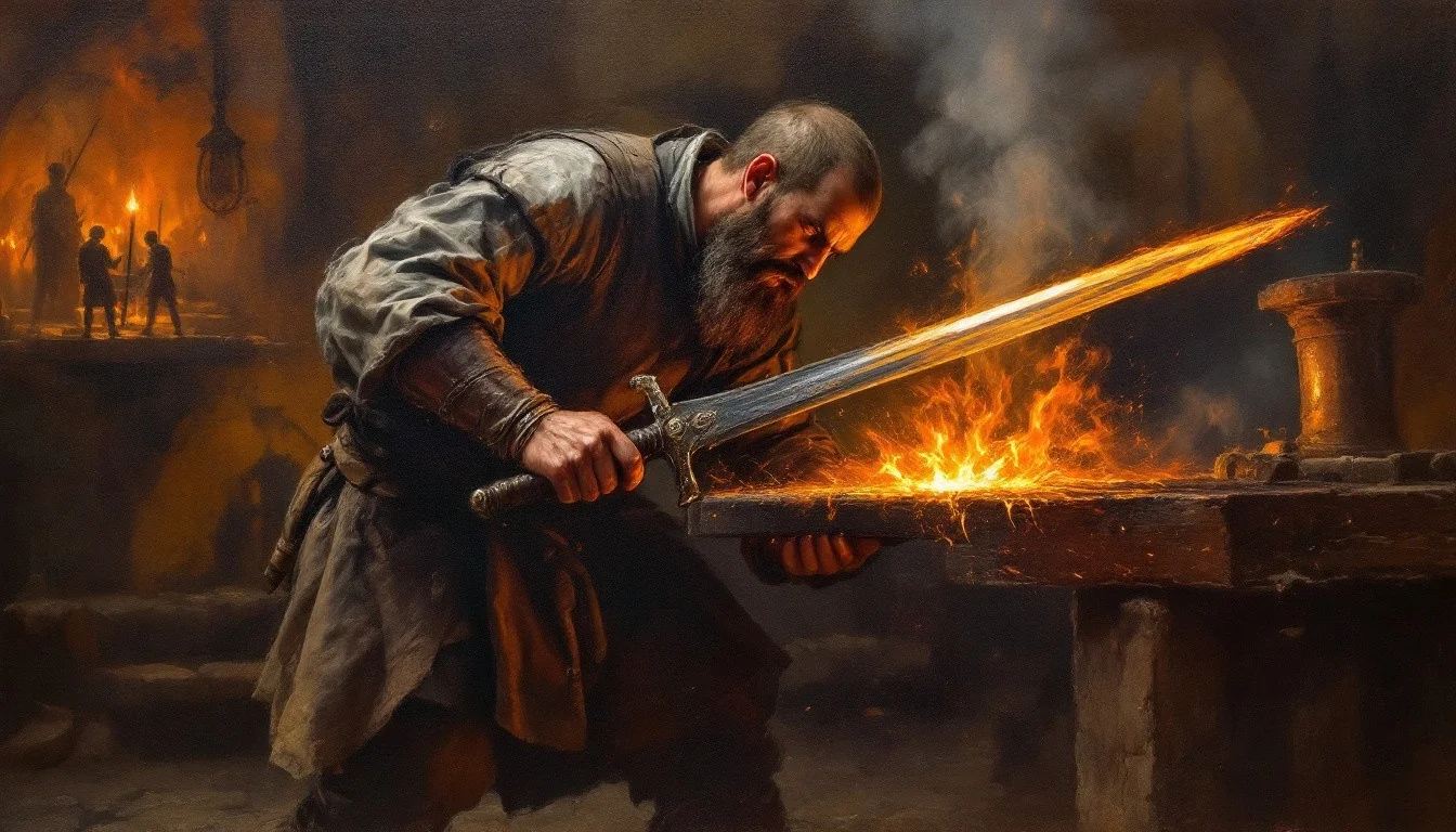 17th century sword making picture 3 of 4