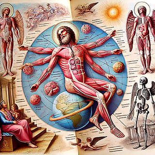 Allegorical anatomy.'