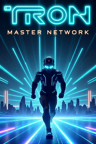 TRON - Master Network - Fictional Movie Poster'