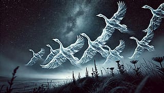 Forever On The Wing - Geese Ghosts'