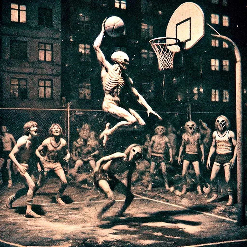 Alien street ball, c. 1934 picture 1 of 1