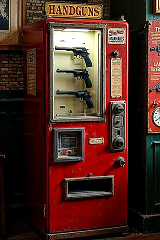 Vintage Vending Machine'