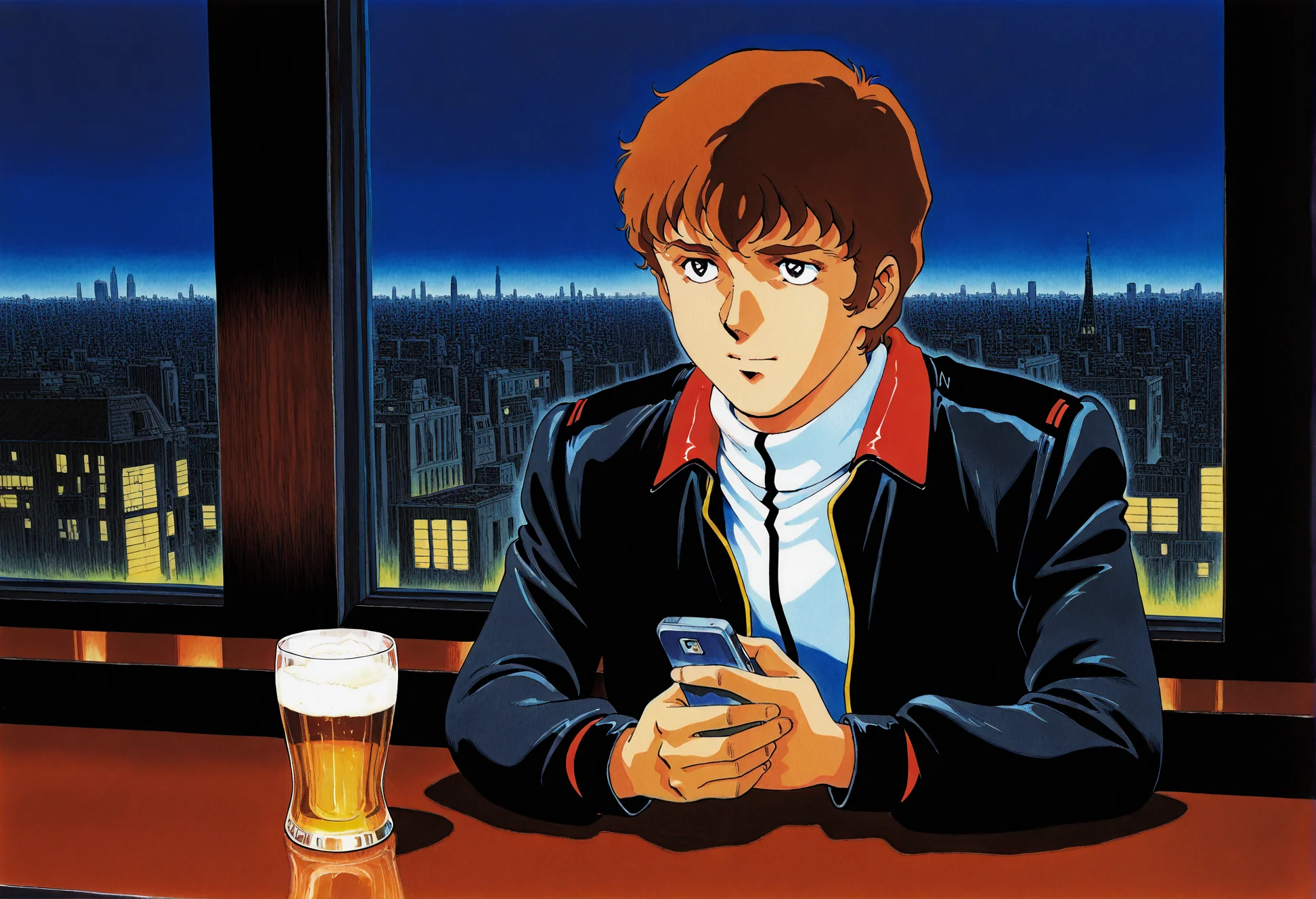 Amuro Ray in a bar picture 2 of 2