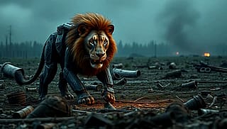 Cyborg Lions for War'