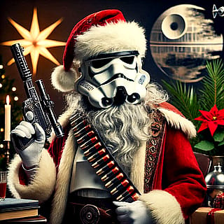 What if Santa was in Star Wars.'