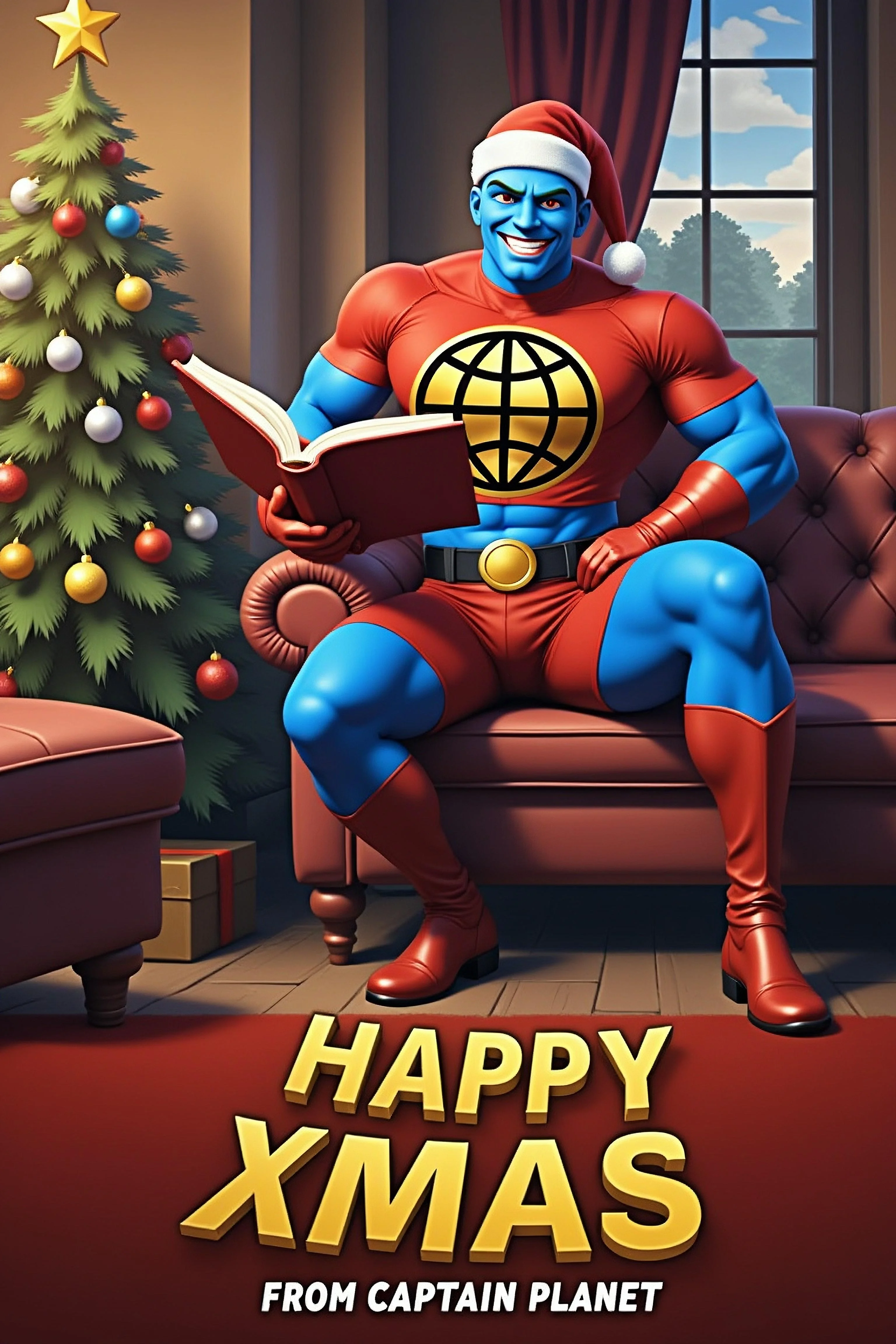 Captain Planet wishes you a Happy XMAS picture 1 of 1