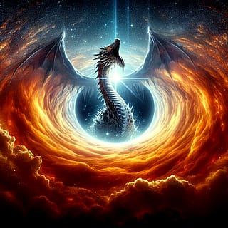 Dragons from the black hole'