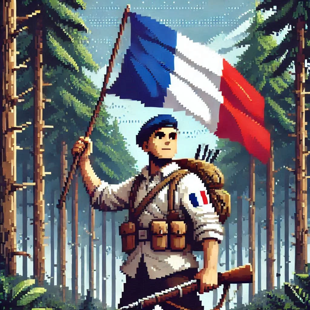 WW2 soldiers in pixel art. picture 4 of 19