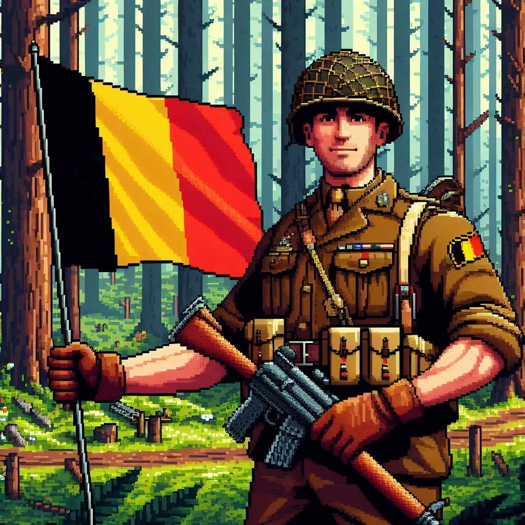 WW2 soldiers in pixel art. picture 10 of 19