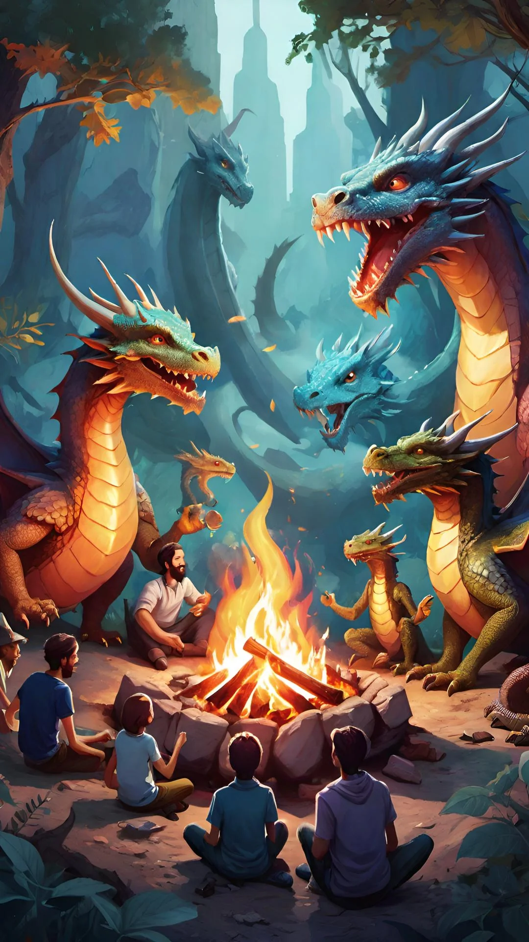 Dragons love camping! :D picture 1 of 4