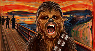 If different famous artists were inspired by Star Wars'