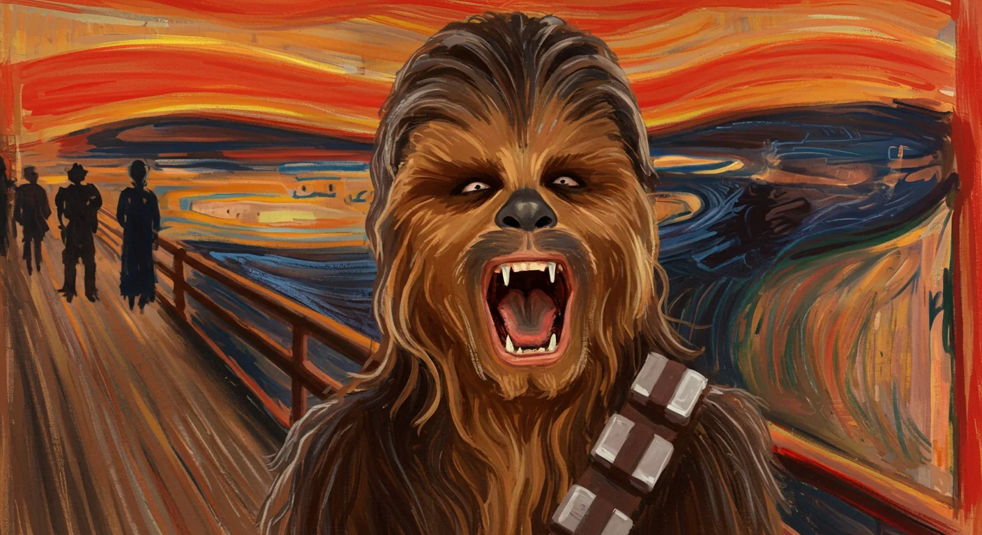 If different famous artists were inspired by Star Wars picture 1 of 11