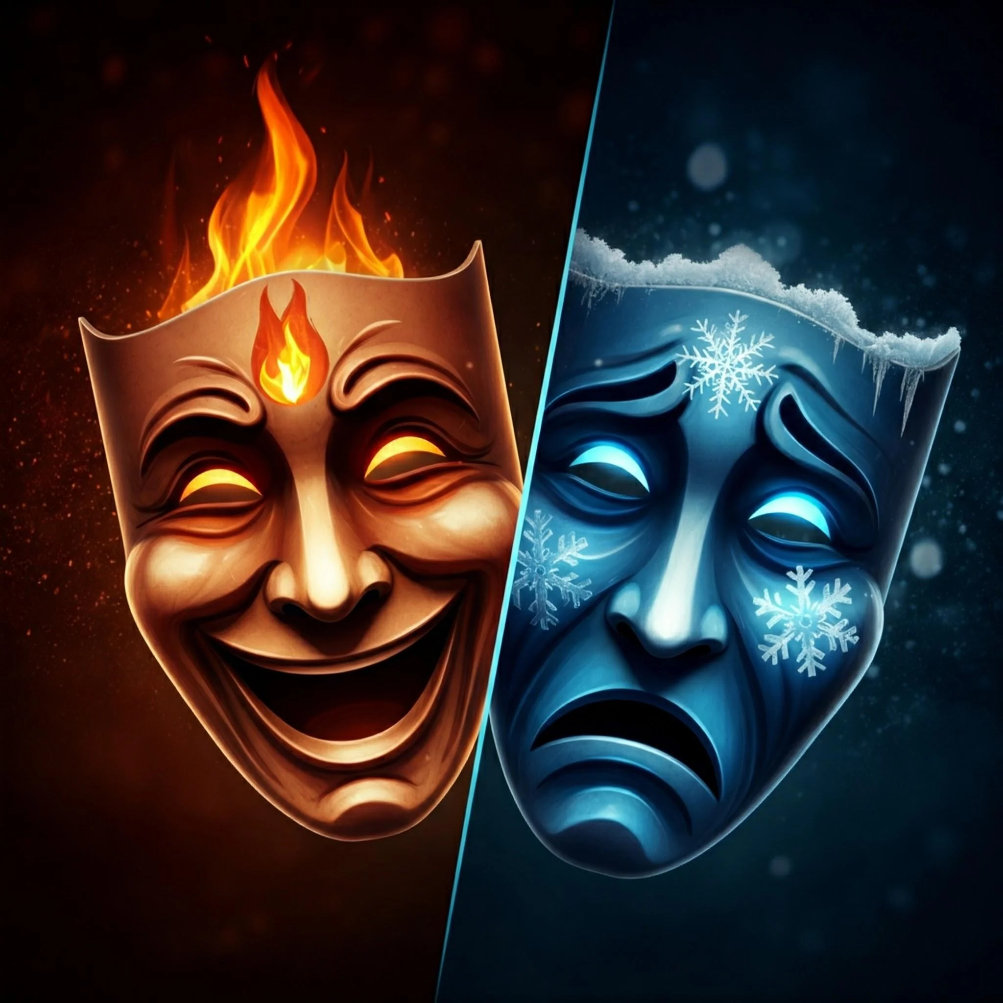 The Theatre Masks of Fire & Ice 2 picture 2 of 20