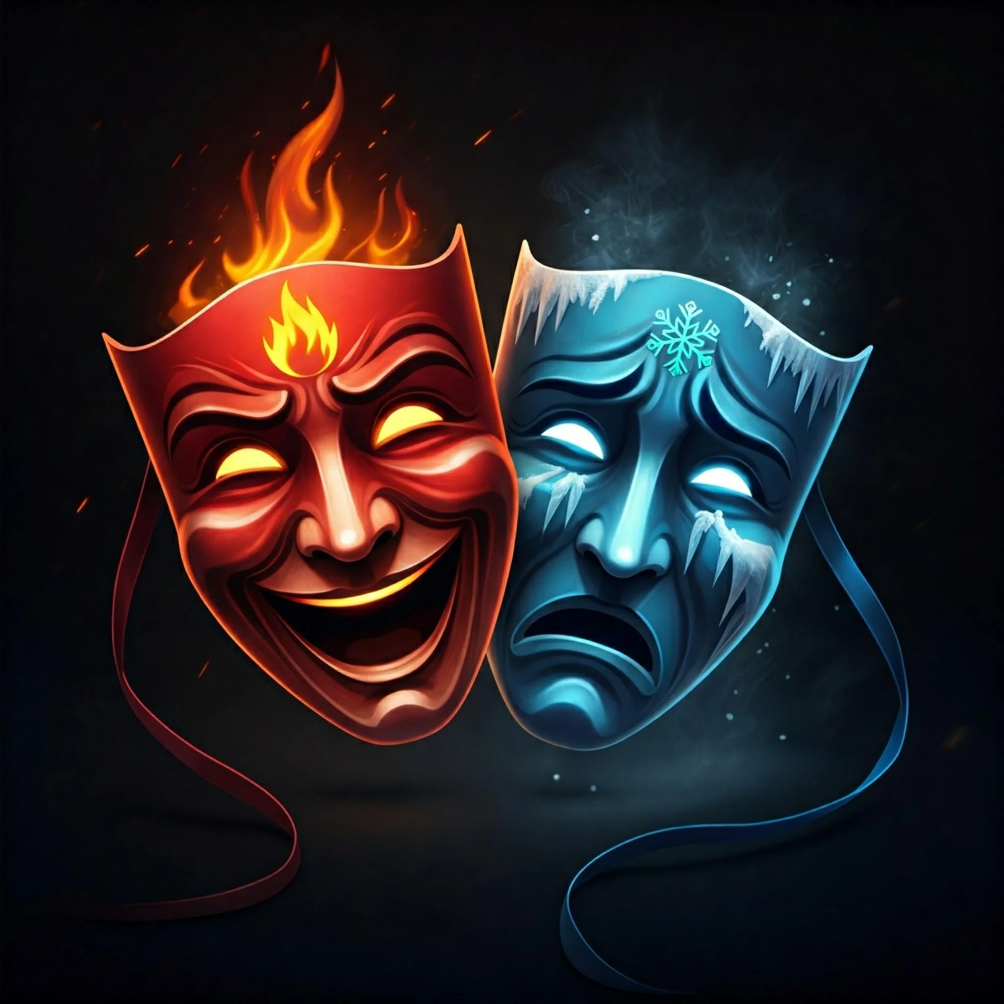 The Theatre Masks of Fire & Ice 2 picture 6 of 20