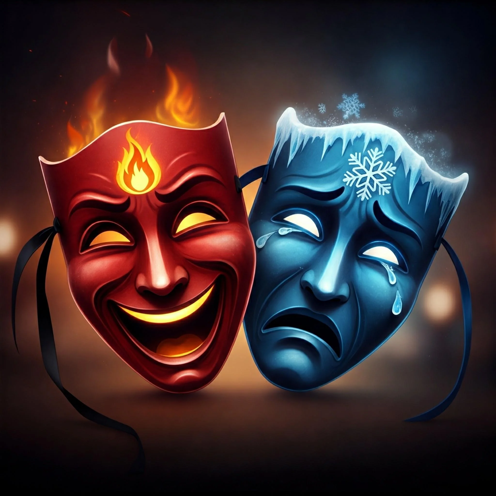 The Theatre Masks of Fire & Ice 2 picture 7 of 20