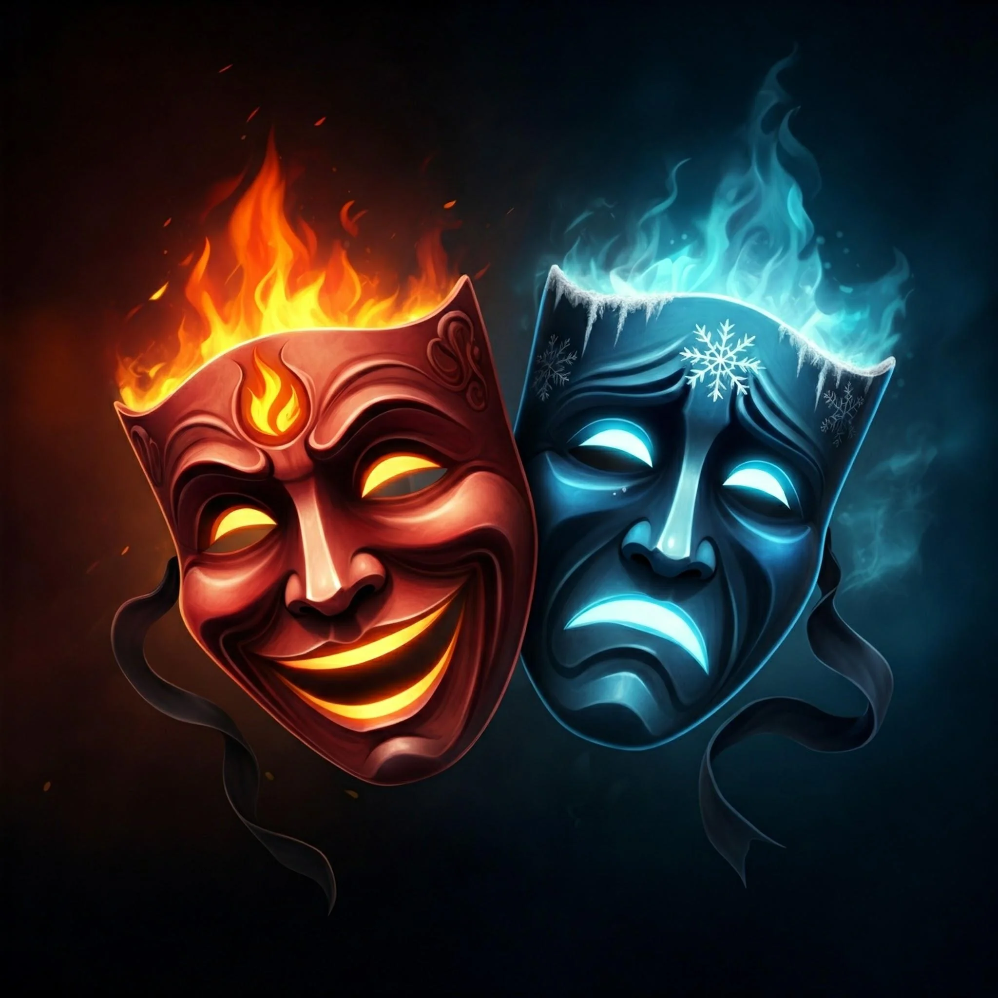 The Theatre Masks of Fire & Ice 2 picture 9 of 20