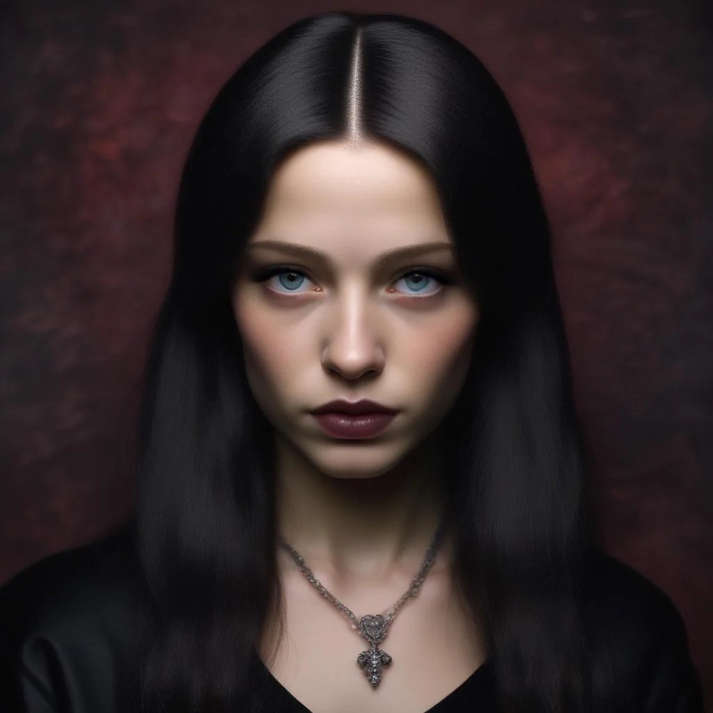 Supposed to be a goth teenager. Artist.ai picture 1 of 1