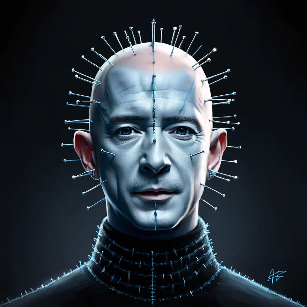 Made Jeff bezos as Pinhead from hellrasier (Kling ai) picture 1 of 1