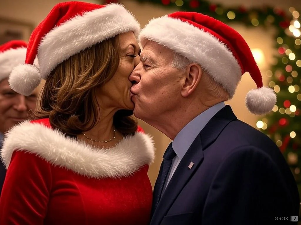 Look how happy they look! Ben, Kamala and Biden all together! picture 1 of 1