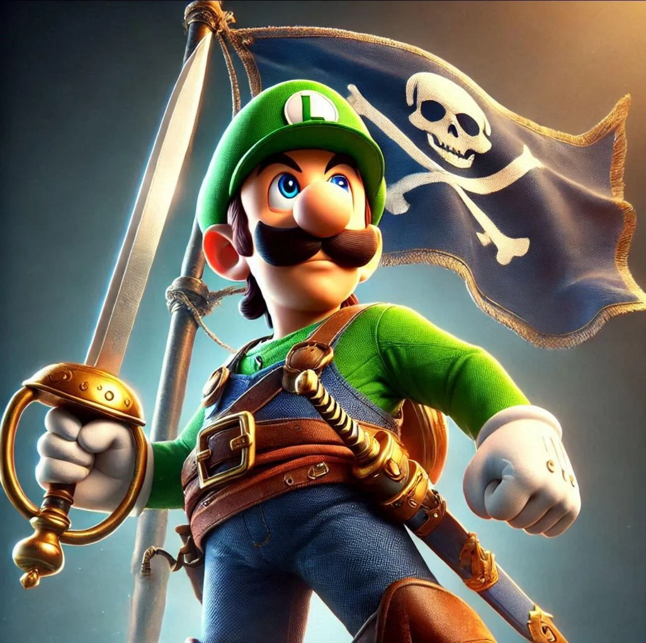 Luigi Pirate picture 4 of 6