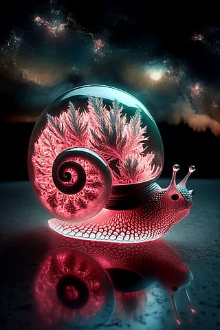 The Luminous Voyage of a Celestial Snail'