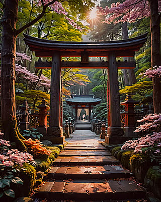 Shinto gate'