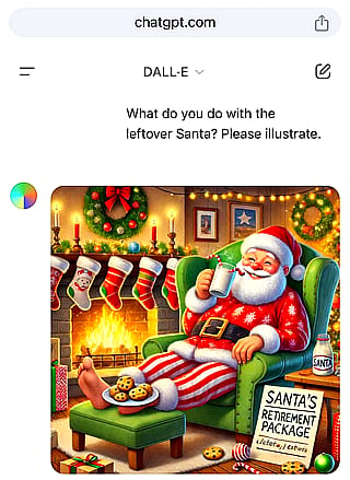 Asked Dall-E How to Capture the Santa Clause and the Follow Up was Wholesome AF'