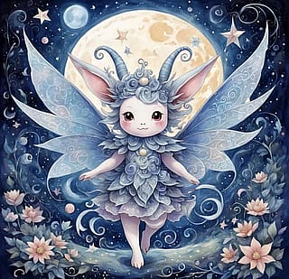 The fairy that came from the moon'