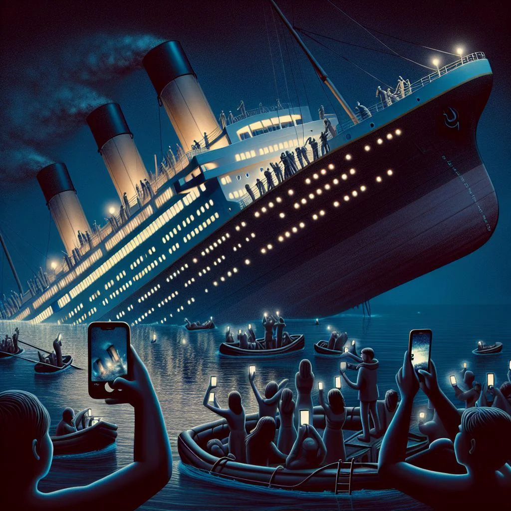 If Titanic sank today… picture 1 of 1