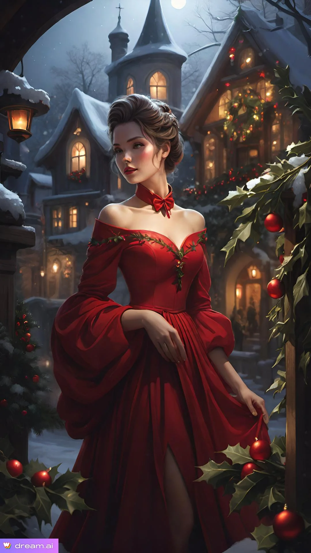 Elegant girls for Christmas night picture 8 of 11