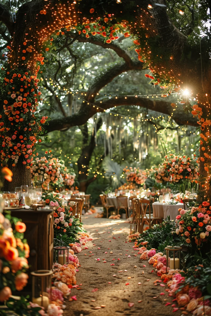 Garden lighting wedding decor picture 1 of 1