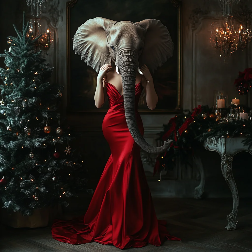 Elephant girls for Christmas night picture 3 of 6