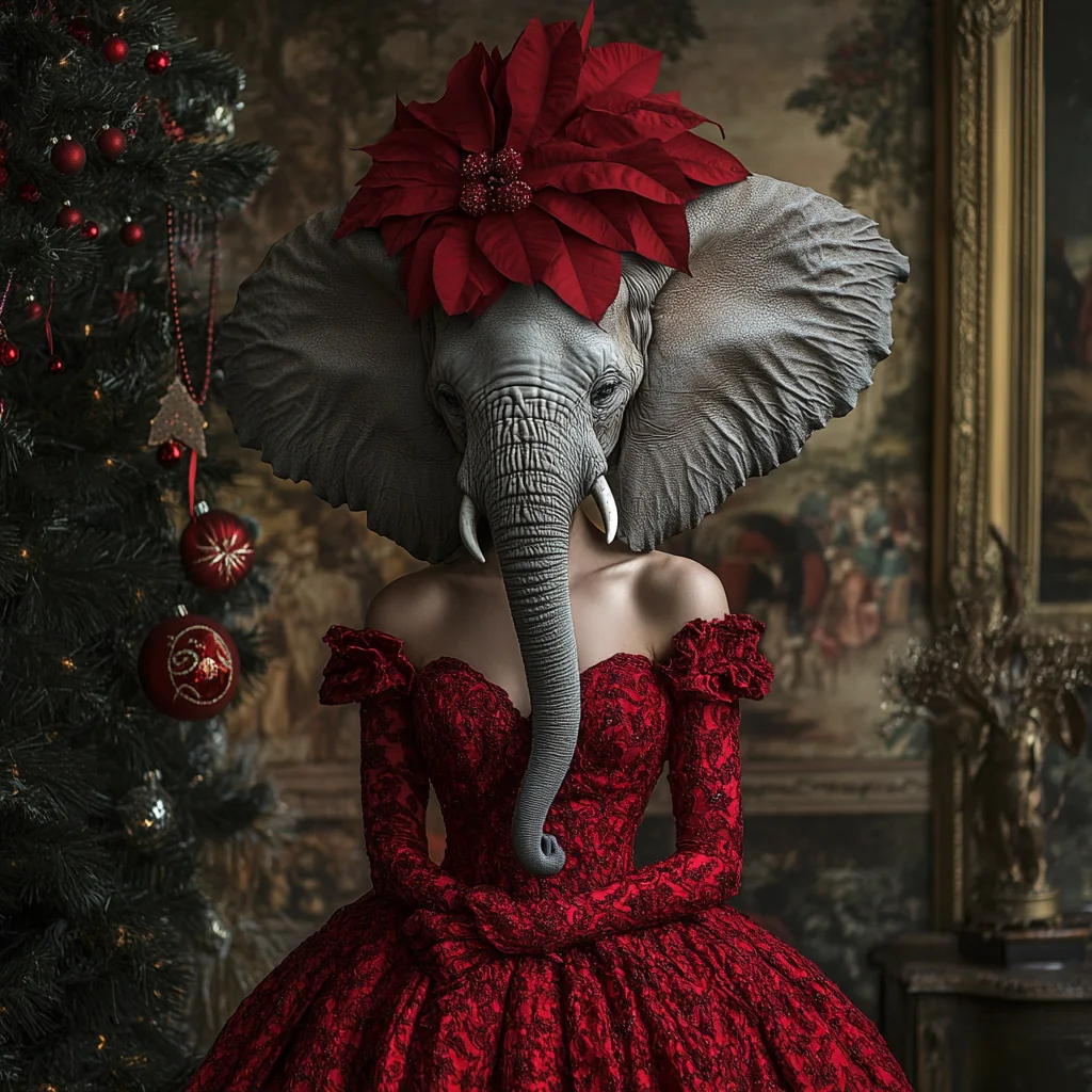 Elephant girls for Christmas night picture 4 of 6