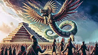 Quetzalcoatl Arrives'