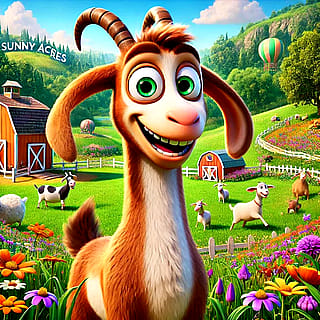 BARNYARD TALES - GUMBY THE GOAT'