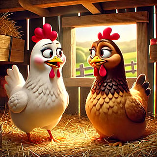 BARNYARD TALES - HENRIETTA AND CLUCKINA CHICKEN'