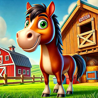 BARNYARD TALES - DUSTY THE HORSE'