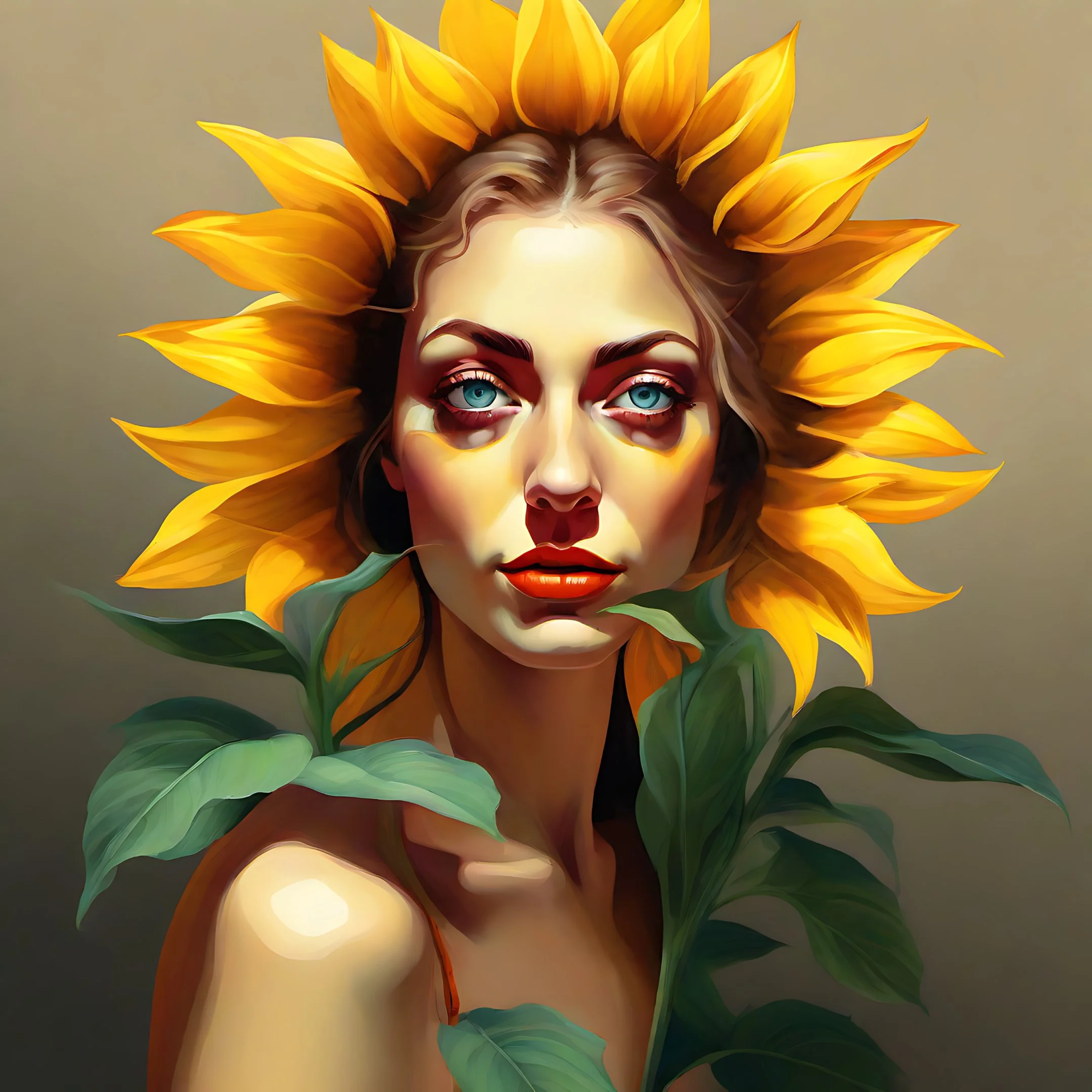 Which sunflower girl is better? picture 1 of 2