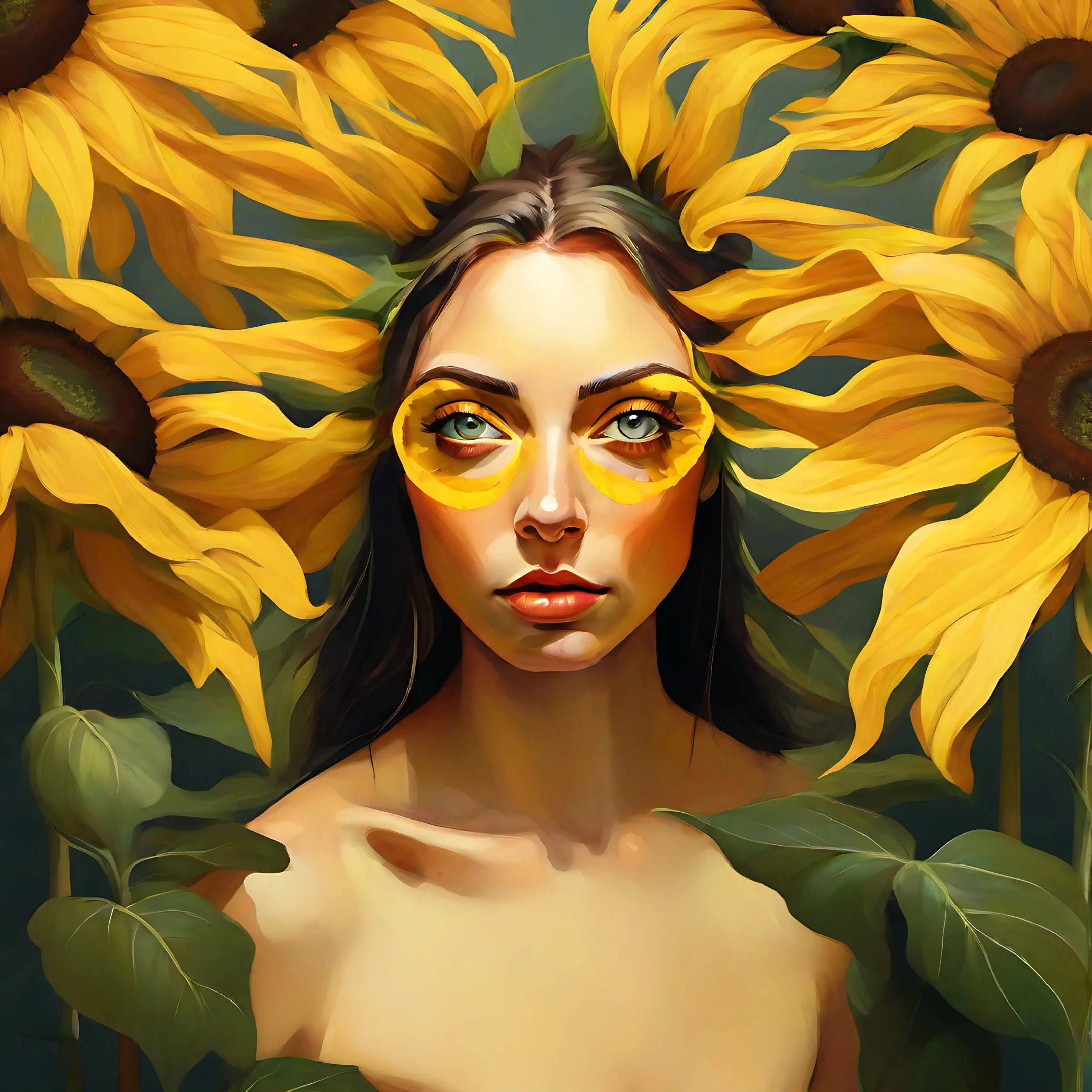 Which sunflower girl is better? picture 2 of 2