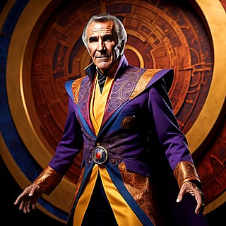 *Attempted* to do actor Ricardo Montalban as Marvel's Grandmaster'