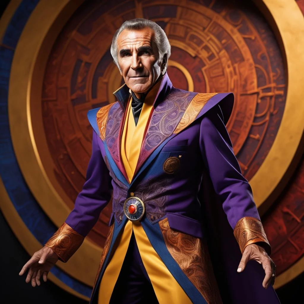 *Attempted* to do actor Ricardo Montalban as Marvel's Grandmaster picture 1 of 2